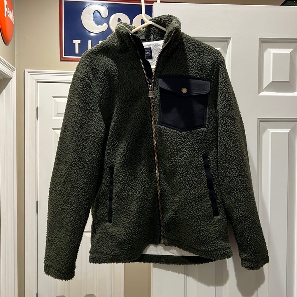 Green Pendleton Fleece Coat